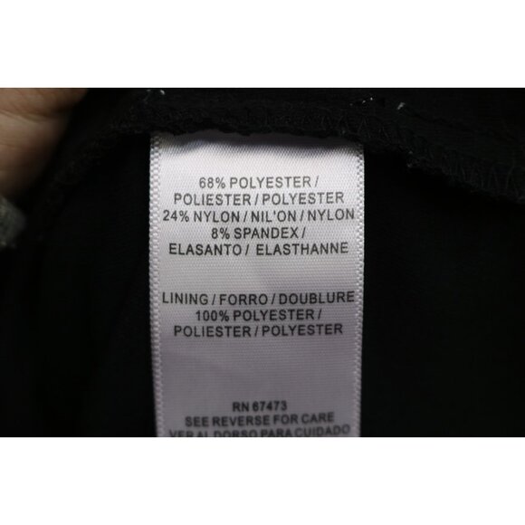 Taylor Burgundy Velvet Burnout-3/4 Puff Sleeves Babydoll Dress-Size 8-Whimsigoth - Picture 8 of 12